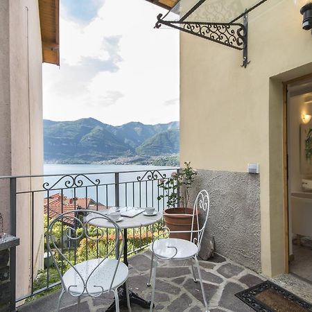 Rustico Vista Lago Lägenhet Lezzeno Exteriör bild