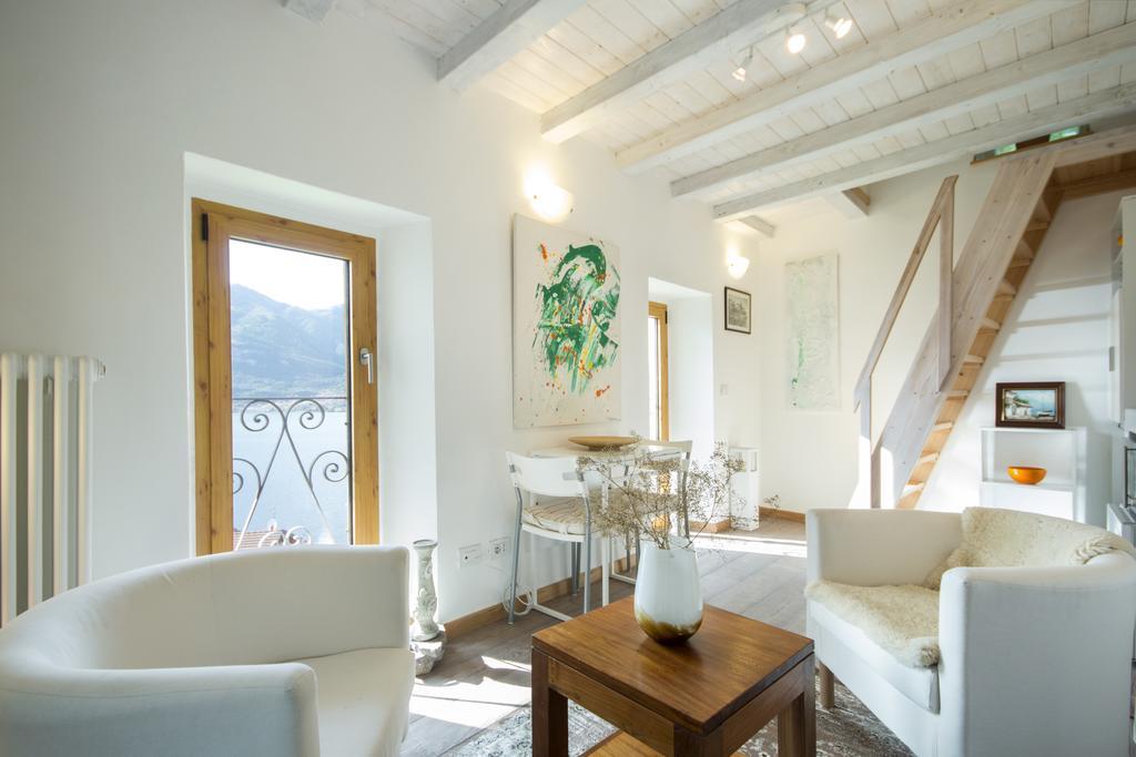 Rustico Vista Lago Lägenhet Lezzeno Exteriör bild