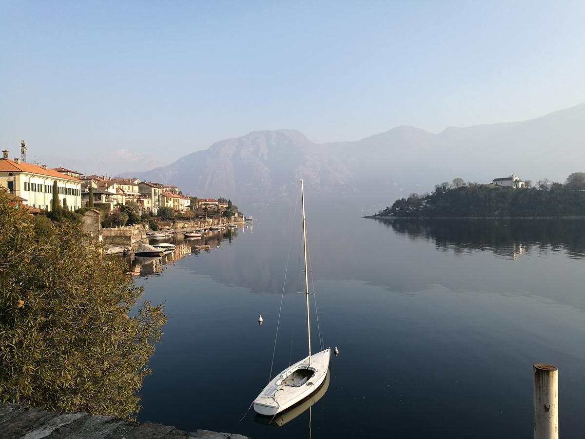 Rustico Vista Lago Lägenhet Lezzeno Exteriör bild
