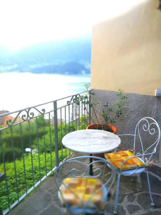 Rustico Vista Lago Lägenhet Lezzeno Exteriör bild